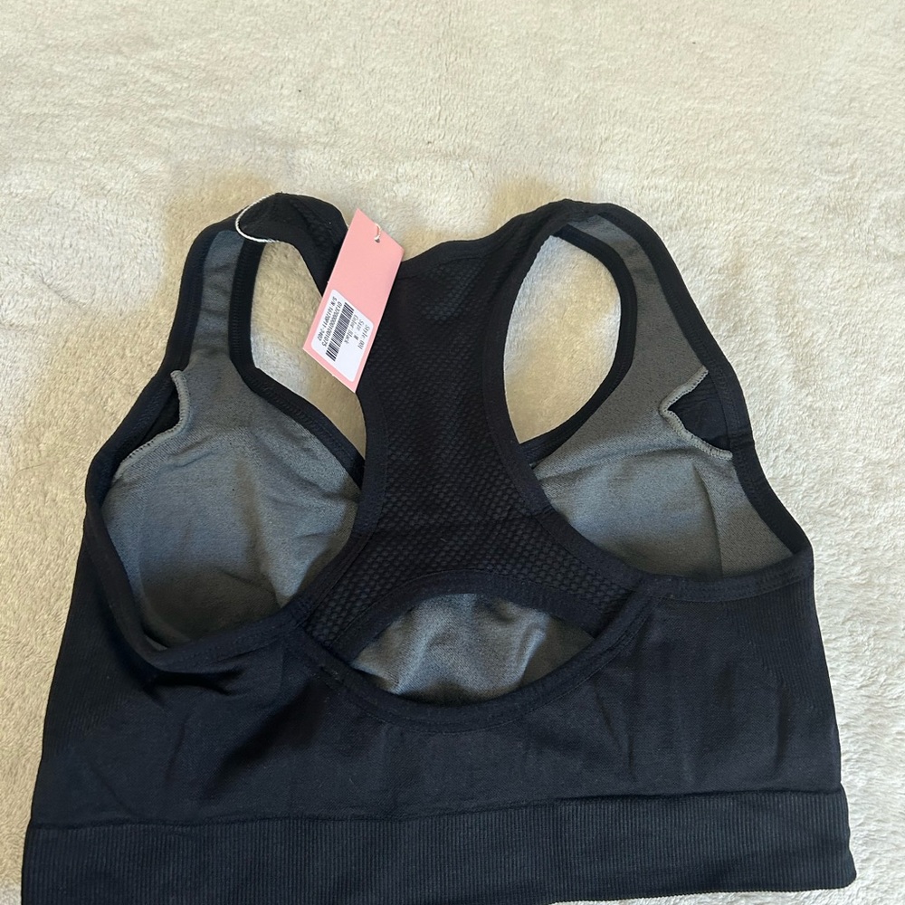 Match Black Racerback Sports Bra Medium Support - Picture 6 of 6
